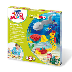 Staedtler FIMO kids 8034 Pâte à modeler 42 g Gris, Rouge, Turquoise, Jaune 1 pièce(s)