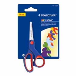 Staedtler Noris Club 965, Unique, Bleu, Rouge, Acier inoxydable, Ciseaux pour loisirs créatifs, Ambidextre, Poignée semi-déca ...