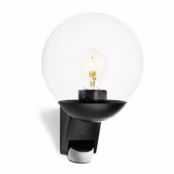 STEINEL L 585 S, Éclairage mural extérieur, Noir, Verre, Plastique, IP44, Jardin, II
