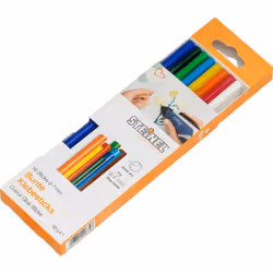 description Colle pour la décoration, 96 g. Bâtons de colle couleur Ø 7 mm, colle fusible de qualité supérieure pour les trav ...