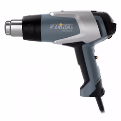 STEINEL HG 2320 E Pistolet d’air chaud 500 l/min 650 °C 2300 W Noir, Gris, Argent