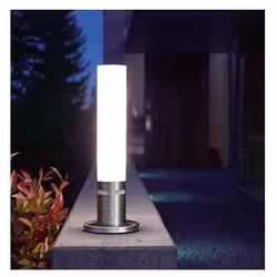 STEINEL GL 60 LED Piedestal extérieur/Lampadaire E27 8,6 W Acier inoxydable