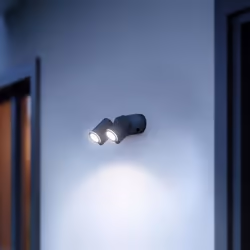 STEINEL Spot DUO Éclairage mural extérieur GU10 LED Noir F