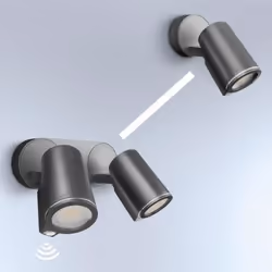 STEINEL Spot DUO Éclairage mural extérieur GU10 LED Noir F - Vue supplémentaire 6