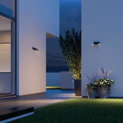 STEINEL Spot DUO Éclairage mural extérieur GU10 LED Noir F
