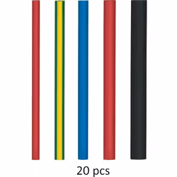 Informations techniques Contenu: 20 pc(s) Type de produit: Assortiment de gaines thermorétractables Gaine thermorétractable S ...