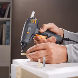 STEINEL Gluematic 3011 Koffer Klebepistole Pistolet à colle chaude Gris, Orange 45 W - Vue supplémentaire 5