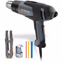 Caractéristiques du produit : Pistolet à air chaud professionnel 2200 W 9 niveaux de température 80-630°C réglables par molet ...