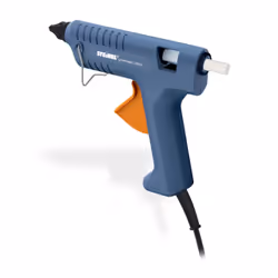 STEINEL Gluematic 3002, Pistolet à colle chaude, Bleu, Carton, Vitrocéramique, Verre, Cuir, Plastique, Caoutchouc, Bois, CE,  ...