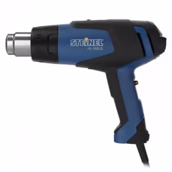STEINEL HL 1920 E heteluchtpistool Pistolet d’air chaud 500 l/min 600 °C 2000 W Noir, Bleu, Acier inoxydable