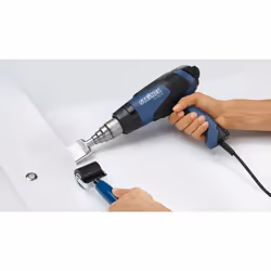 STEINEL HL 1920 E heteluchtpistool Pistolet d'air chaud 500 l/min 600 °C 2000 W Noir, Bleu, Acier inoxydable - Vue supplémentaire 4