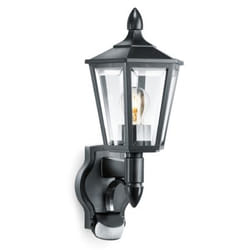 STEINEL L 15 Éclairage mural extérieur E27 Noir, Transparent