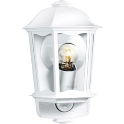 Applique extérieure avec détecteur de mouvement Steinel l 190 s E27 blanc W77185