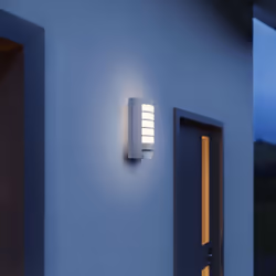 STEINEL L 12 Éclairage mural extérieur E27 60 W Argent