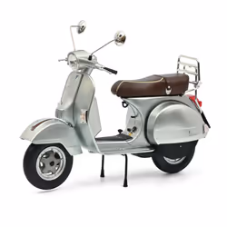 Schuco 450667200, Modèle réduit de scooter, Pré-assemblé, 1:10, Vespa PX 125, Argent, Modèle réduit de véhicule terrestre