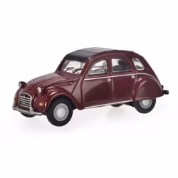 Schuco Citroen 2CV Charleston, Modèle de voiture de ville, Pré-assemblé, 1:87, Citroen 2CV Charleston, Garçon/Fille, Bordeaux