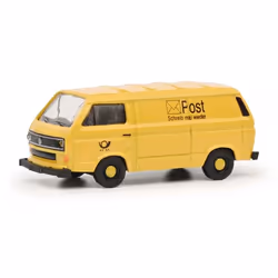 Schuco Volkswagen T3 DBP, Modèle de fourgon, Pré-assemblé, 1:87, Volkswagen T3 DBP, Garçon/Fille, Jaune