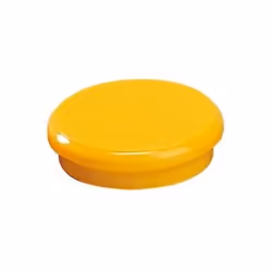 Dahle 95524, Aimant de tableau blanc, Jaune, 24 mm, 24 mm, 7 mm, 10 pièce(s)
