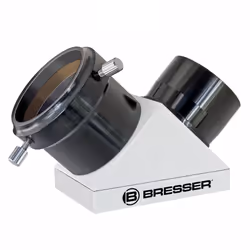 Bresser Optics 4900900, Miroir diagonal de télescope, Noir, Blanc, Aluminium, 63 mm, 100 mm, 145 m