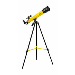 National Geographic BR-9101001 télescope Réflecteur 100x Noir, Jaune
