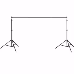 Bresser Optics BR-BGS1, Kit dérouleur fond studio, Noir, Aluminium, 3000 mm, 2200 mm, 8,6 kg