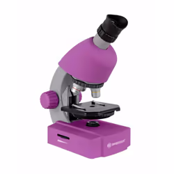 Bresser Optics Junior 40x-640x, Microscope optique, Violet, 640x, 40x, LED, Batterie