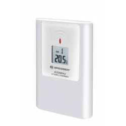 Bresser Optics 7009995 capteur de température et d'humidité Extérieure Capteur d'humidité et de température Autonome Sans fil
