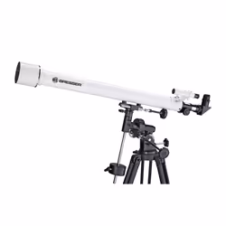 Bresser Optics CLASSIC 60/900 EQ Réfracteur 338x Noir, Blanc