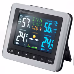 Bresser Optics 7007510 station météo numérique Argent LCD Batterie - Vue supplémentaire 4