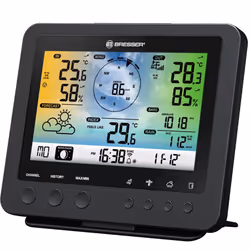 Bresser Optics 7002580 station météo numérique Noir Secteur Wifi
