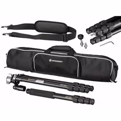 Bresser Optics BX-25 Pro trépied Caméras numériques 3 pieds Noir, Argent