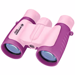 Bresser Optics Jumelles pour Enfants BRESSER JUNIOR 3x30 en différentes Couleurs rose vif, 3x, 3 cm, Magenta, Rose, 110 g