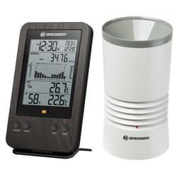 Bresser Optics 7002533 pluviomètre Sans fil Noir, Blanc