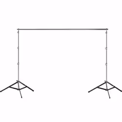 Bresser Optics BR-BS310, Kit dérouleur fond studio, Argent, Noir, Aluminium, 3000 mm, 3100 mm, 5,9 kg