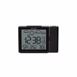 Explore Scientific RPW3009, Réveil numérique, Rectangle, Noir, 12/24h, -5 - -50 °C, 0,1 °C