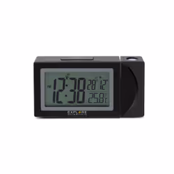 Explore Scientific RDP1002, Réveil numérique, Rectangle, Noir, 0,1 °C, °C, Temps