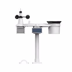 Bresser Optics 7003220 station météo numérique Noir LCD Batterie/Solaire Wifi