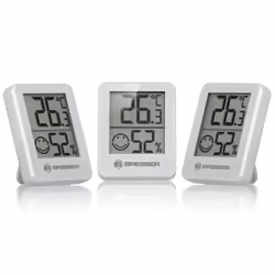 Bresser Optics 7000015GYE000 hygromètre et psychromètre Intérieure Hygromètre électronique Blanc