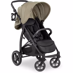 Poussette polyvalente - HAUCK - Rapid 4D Air Olive - Grandes roues tout-terrain - Pliable dune main