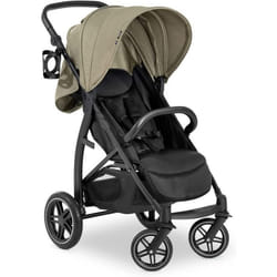 Poussette polyvalente - HAUCK - Rapid 4D Air Olive - Grandes roues tout-terrain - Pliable dune main