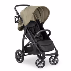 Hauck Rapid 4D, Ciel de lit, Poussette avec système de voyage, unisexe, Roues pleines, Pliable, Olive