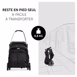 Hauck Travel N Care Landau avec système de voyage 1 siège(s) Noir - Vue supplémentaire 4
