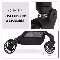 Hauck Travel N Care Landau avec système de voyage 1 siège(s) Noir - Vue supplémentaire 5