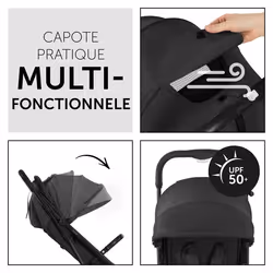 Hauck Travel N Care Landau avec système de voyage 1 siège(s) Noir - Vue supplémentaire 7