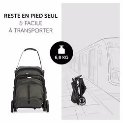 Hauck Travel N Care Landau avec système de voyage 1 siège(s) Olive - Vue supplémentaire 4