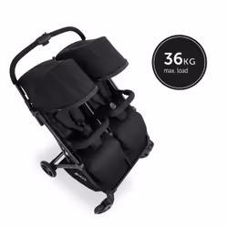 Hauck SWIFT X DUO Poussette double 2 siège(s) Noir