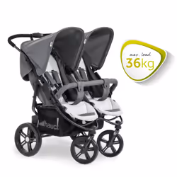 Hauck Roadster Duo SLX Poussette double 2 siège(s) Gris - Vue supplémentaire 2