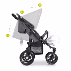 Hauck Roadster Duo SLX Poussette double 2 siège(s) Gris - Vue supplémentaire 6