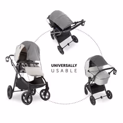HAUCK Pare-soleil poussette universel - Sunshade - gris