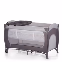 Hauck Sleep'n Play Center, 9 kg, Pliable, Fenêtre transparente pour le contrôle de la cuisson, 8,5 kg, Noir, Gris